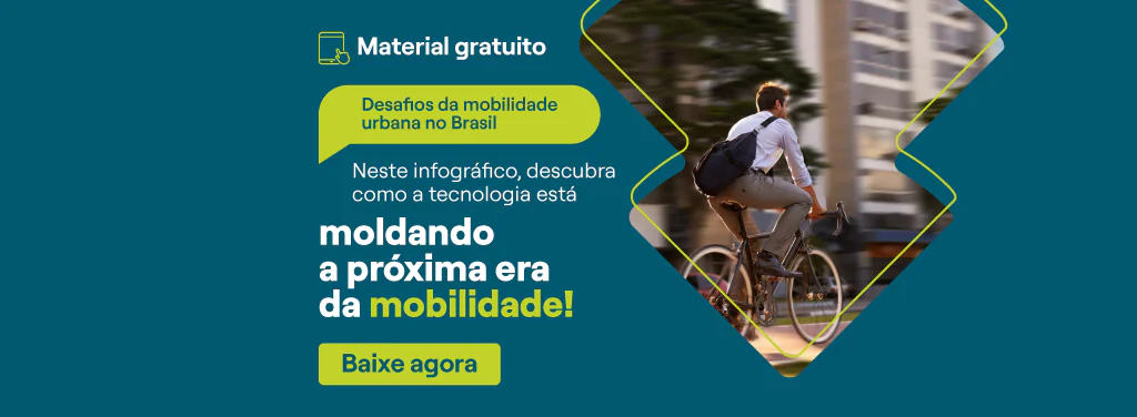 banner divulgação infográfico mobilidade urbana no brasil