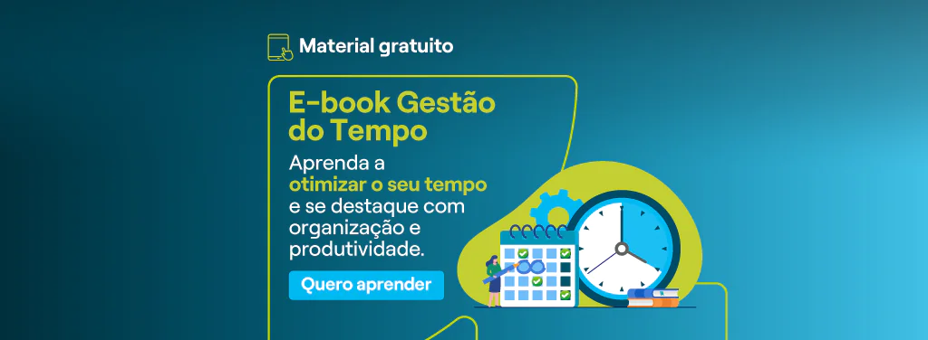 divulgação ebook sobre gestão do tempo