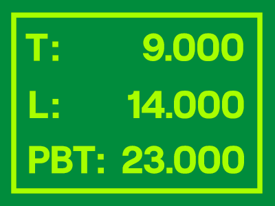 Representação de emplacamento com os dados de um caminhão.
